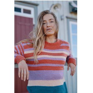 NWT O'NEILL FLOYD SWEATER MULTICOLOR STRIPED XXL